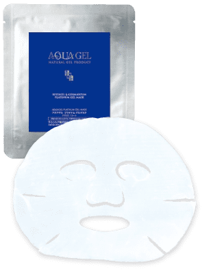 アクアゲルプラチナムゲルマスクとテクスチャー