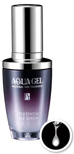 アクアゲルプラチナムCSFセラムとテクスチャー